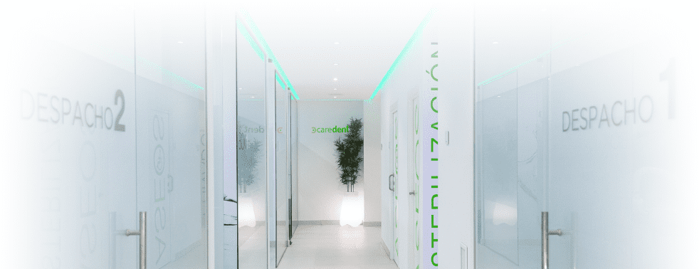 Interior de Clínica dental Caredent